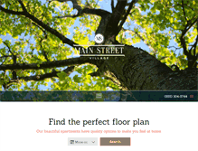 Tablet Screenshot of mainstreetapts.com